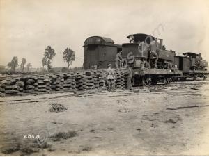 Narrow gauge locomotives recently arrived from Bri