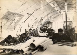5th Army Field Service Corps drawing office. Belgi