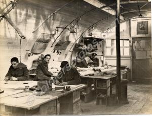 5th Army Field Service Corps drawing office. Belgi