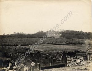 Harncourt Chateau, Cambrai front. Belgium 1916-191