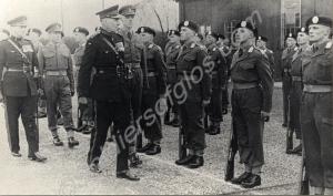 Colonel J.P. Carne with Lieutenant-Colonel G.S.K.