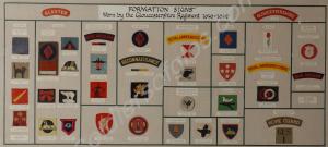 Formation signs, as worn on the uniforms of  the G