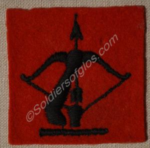 Formation sign of Anti-Aircraft Command, as worn o