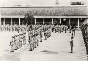 Amalgamation Day Parade.  The Gloucestershire Regi