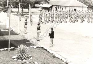 Amalgamation Day Parade.  1st Battalion, The Glouc