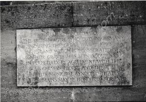 Gloucestershire Regiment War Grave in the East Ber