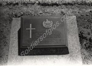 War Grave in the Taukhyan War Cemetery, Burma,  19