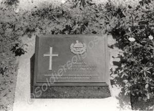 War Grave in the Taukhyan War Cemetery, Burma,  19