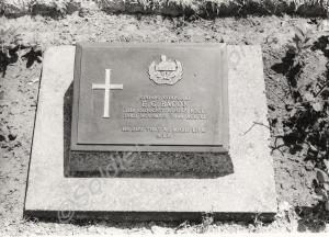 War Grave in the Taukhyan War Cemetery, Burma,  19