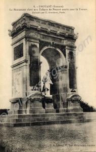 Proyart Somme War Memorial, France.