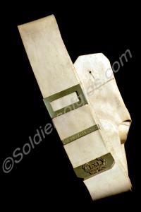 Officer's white shoulder belt.  61st South Glouces