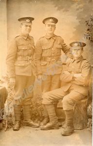 Three soldiers of the Gloucestershire Regiment. ca