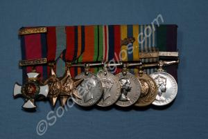 Group of eight medals; Distinguished Service Order