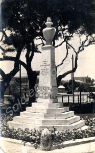 Postcard of the Battlefield Monument in memory of