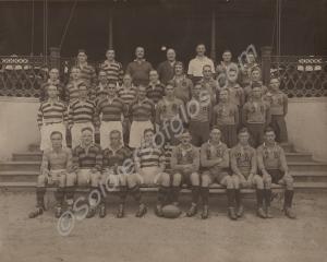 The rugby team of the 1st Battalion Gloucestershir