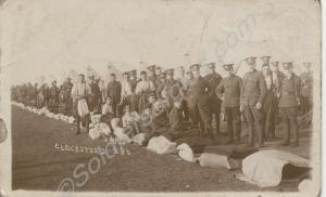 Camp scene. Probably 5th (Territorial) Battalion,