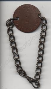 Identity Disc belonging to 15902 Private Charles W