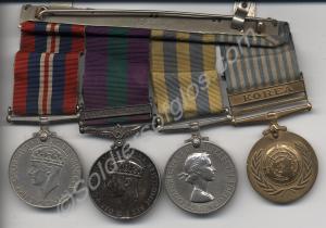 Group of four medals; 1939-1945 War Medal, General