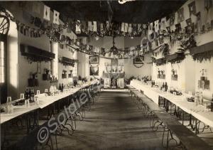 Dining Hall,  Wellington Barracks. Christmas Day 1