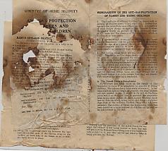 Ministry of Home Security Memorandum on the Anti