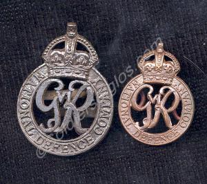 National Defence Company badges, two sizes. Territ