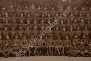 Detail of  photograph of "B" Company, 2/5th Battal
