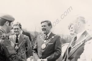 Visit by Gloucestershire Mayors. 1st Battalion, Th