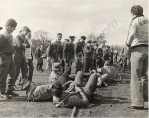 Tug-of-war. 1st Battalion, The Gloucestershire Reg