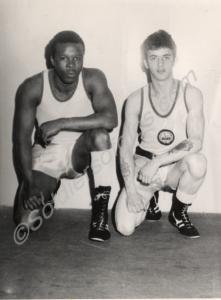Private F. Magloire and Private D.M. Mulcahy. Army