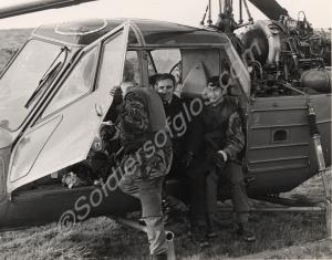 Westland Scout helicopter. Gloucestershire Regimen