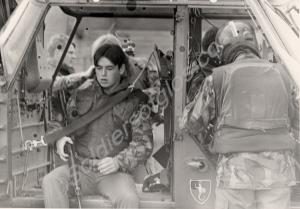 Westland Scout helicopter. Gloucestershire Regimen