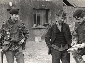 Joint patrol with the Ulster Defence Regiment at a