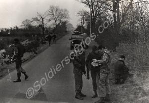 Border patrol. Gloucestershire Regiment. Northern