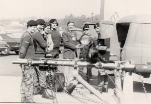 Dignitaries visit. Gloucestershire Regiment. North