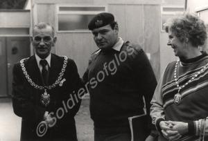 Councillor Frewin, Mayor of Cheltenham, and his wi