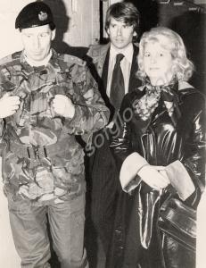 Lieutenant-Colonel S.D.A. Firth with Sally Oppenhe