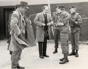 With Mr. Cope, Lieutenant-Colonel S.D.A. Firth, Se