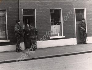 Left to right - Captain Cangley, Corporal Gleeson
