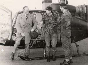 Meeting Lieutenant-Colonel Simon Firth and Major P