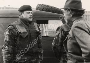 Private Wicken. Visit to the Gloucestershire Regim
