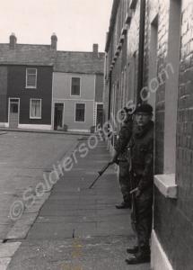 Private Davis (in foreground) and Private Alford.