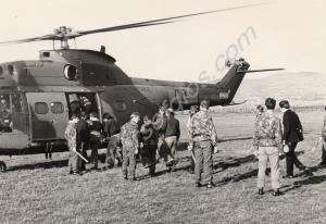 Special category prisoners being escorted to Puma