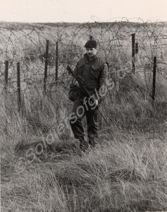Perimeter patrol at Magilligan Prison during Opera