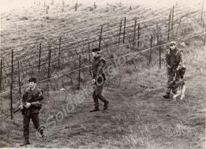 Perimeter patrol at Magilligan Prison during Opera