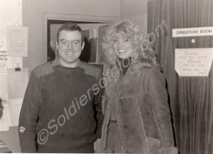 W.O. 2. R.B. Wright with Gay, Beauty Queen, "Miss