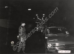 Night check point. Gloucestershire Regiment, North