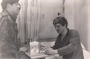 Private Roger Owen recovering in hospital after be
