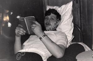 Private David Pullin relaxing at Hastings Street M