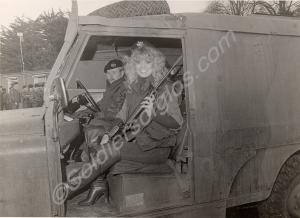 Private Easton with Beauty Queen, "Miss Avon". Glo