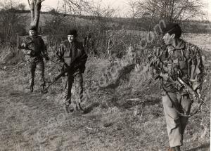 "A" Company patrol in South Derry with support fro